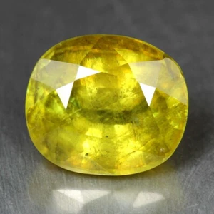 2.80 CT EXCELLENT EARTH MINE 100% NATURAL YELLOWISH GREEN SPHENE GEMSTONE - Picture 1 of 3
