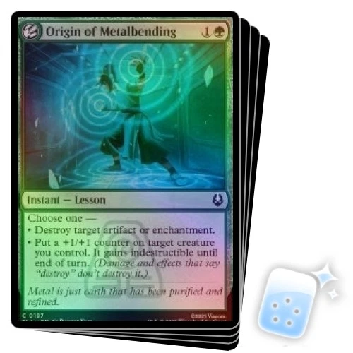 FOIL PRESALE ORIGIN OF METALBENDING X4 Avatar: The Last Airbender TLA Magic MTG - Image 1 of 1