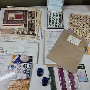 Creative Memories Lot Cutting Mat Templates Border Makers Corner Rounders More! - Afbeelding 1 van 16