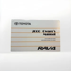 Toyota Rav-4 2000 OEM Owner's Manual Hand-Book Service Repair Instruction Guide - Bild 1 von 7