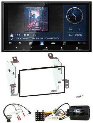 Kenwood Bluetooth 2DIN USB DAB Lenkrad Autoradio für Nissan Note E11 2009-2013 - Bild 1 von 4
