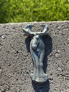 Canadian Moose Brass Bottle Opener Hand-held Vintage Two-Sided Barware - Picture 1 of 2