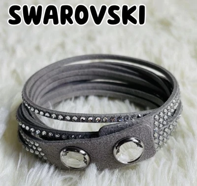 RETIRADO, Pulsera Swarovski Slake Wrap (gargantilla), Gris Claro. BN en bolsa.  Foto 1 de 4