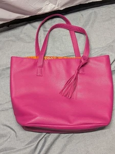 Pink Tote with Paisley Interior - Picture 1 of 7