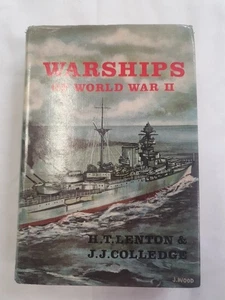 Warships Of World War II H T Lenton & JJ Colledge Hardcover 1970 - Picture 1 of 10