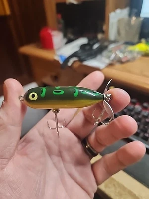 Señuelo de pesca Heddon Baby Torpedo 3/8 oz - Bullfrog nuevo sin paquete Foto 1 de 4