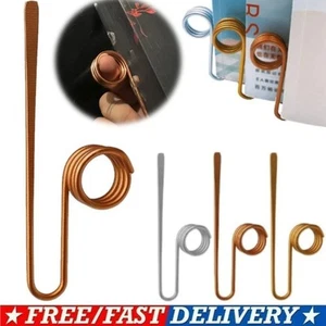 Upgrade Book Holder Ring Bookmark Metal Thumb Book Page Holder Light Weight - Imagen 1 de 13