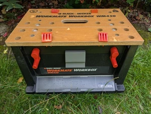 #VINTAGE BLACK & DECKER WORKBOX WM450 - 4 MORSETTI CANI E MANUALE - Foto 1 di 6