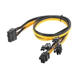 For  Video Card Cable 12-Pin to Pcie 6+2Pin 8Pn  Cable 60cm  12Pin9312 - Afbeelding 1 van 6