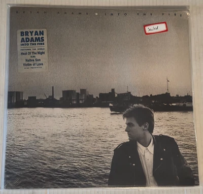 Bryan Adams - Into The Fire - LP Album 1987 - A&M Records SP 3907 - CRC - Sealed - Image 1 of 4