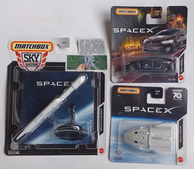 Matchbox Space X Set • Facon Heavy TESLA Dragon  • neu - Bild 1 von 4