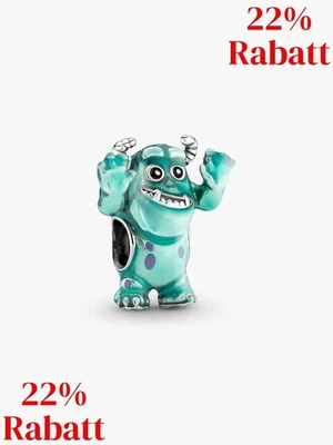 Pandora x Disney Pixar Sulley Charm Emaile Anhänger s925 #xmas #monsterag - Bild 1 von 3