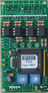 CF400:4 channel cross fader / chaser 5 Amp Max 6 to 24VDC chasing lights - Picture 1 of 2