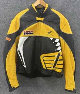 honda Custom Racing Motorcycle Jacket – Premium Cowhide Leather Biker Jacket - Picture 1 of 6