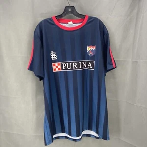St Louis City SC Jersey Adult XL Navy Soccer City Cardinals Collaboration - Picture 1 of 7