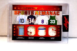 2021 Leaf Ultimate Sports Payton Carter Bird Sports Almanac Red GU Jersey #6/25
