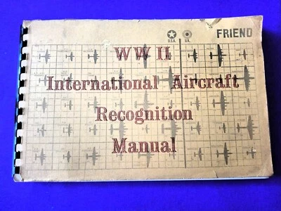 WWII International Aircraft Friend or FOE Manual US UK German Japanese Italian - Image 1 of 4