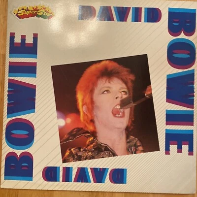 David Bowie SuperStar Italian Vinyl LP Licensed by Decca W/ Booklet 1981/1982 - Image 1 of 4