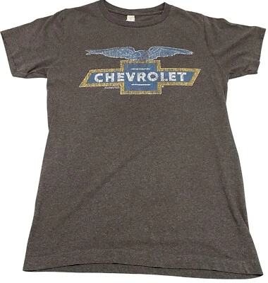 De Colección Chevrolet Para Hombres S Chevy Coche Camión Gris Logo Clásico Club Cruisin Años 80 90 EE. UU. Foto 1 de 4