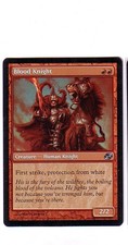 MTG 2X FOIL PLANAR CHAOS BLOOD KNIGHT NM MAGIC THE GATHERING CARD ENGLISH RED
