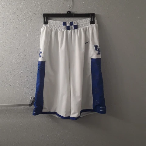 Nike Authentic NCAA Kentucky Wildcats Basketball Game Shorts Men Small Cover