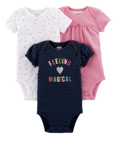 Baby Mädchen Kleidung Kind von mir von Carter's Frühchen Body 3er Pack Neu Magisch - Bild 1 von 10
