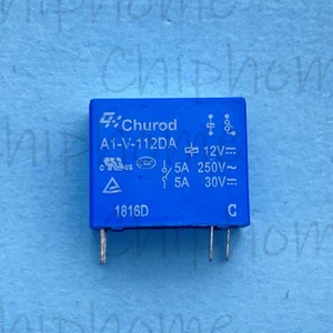 1PC CHUROD A1-V-112DA 12VDC Power Relay 4Pins - Picture 1 of 4