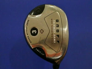 GOLF CLUBS FAIRWAY WOOD DAIWA GLOBERIDE ONOFF ARMS PLUS 2008 3W S-FLEX - Picture 1 of 5