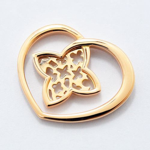 LOUIS VUITTON（LV） Ciondolo Lucido LOUIS VUITTON Cool PM Oro Rosa 18K Collana BF562317