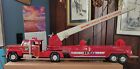 Vtg Nylint Aerial Hook N Ladder 885 Fire Truck Toy Pressed Steel District 2. 34"
