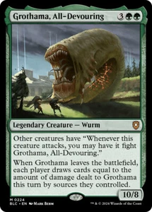 Magic The Gathering Grothama, All-Devouring - Bloomburrow Commander #224 - Imagen 1 de 1