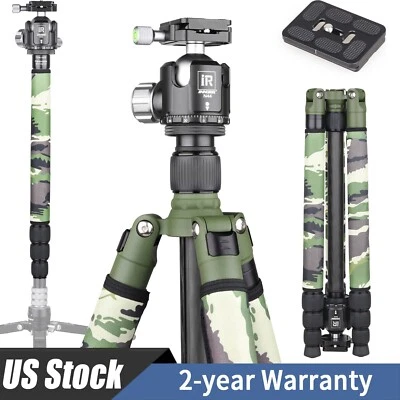 INNOREL Carbon Fiber 2-IN-1 Camera Tripod & Monopod RT75CG Camo Travel Tripod - Image 1 of 4