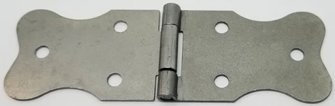 4-1/8" Stamped Steel Trunk Flap Hinge steamer chest antique vintage old reproduc Cover