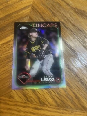 Dylan Lesko 2024 Topps Pro Debut Chrome #PDC-139 Fort Wayne Tincaps - Image 1 of 3