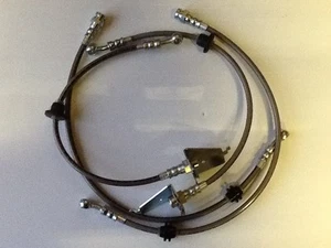 BREMBO 4 & 6 PISTON CALIPERS BRAIDED BRAKE HOSES FALCON BA BF GT GTP FPV XR8 - Bild 1 von 4