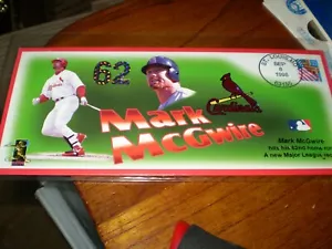 St. Louis Cardinals Mark McGwire 62 Home runs Commemorative Envelope Mint Cond - Picture 1 of 4