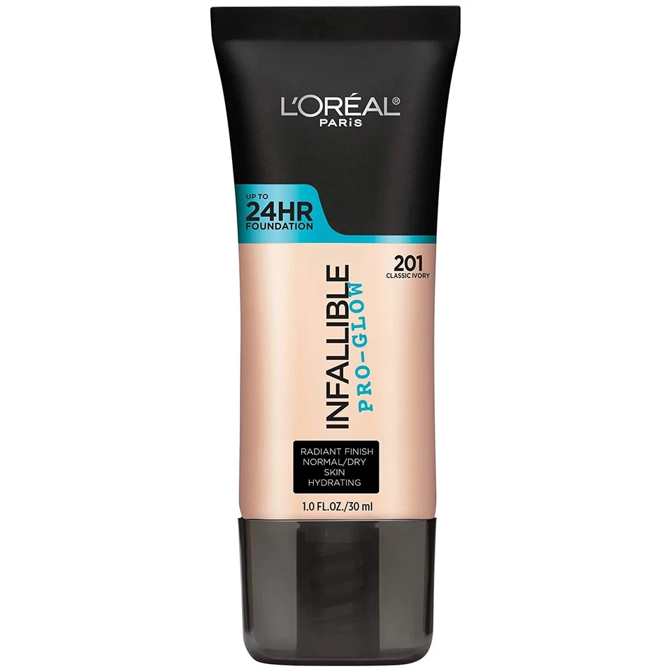 Loreal Paris Cosmetics Infallible Face Pro-glow Foundation Classic Ivory 1