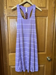 Vestido BO45 Soybu Activewear línea A Ananda rayas orquídeas para mujer XL - Imagen 1 de 4