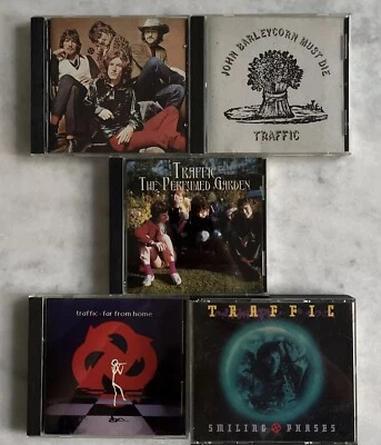 Трафик CD лот из 5 дисков, Стив Уинвуд, редкие и промо названия, больше не издающийся 1960-е - Изображение 1 из 4