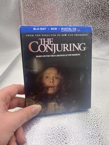 THE CONJURING HORROR MOVIE BLU RAY & DVD 2013 LENTICULAR SLIPCOVER - Picture 1 of 5