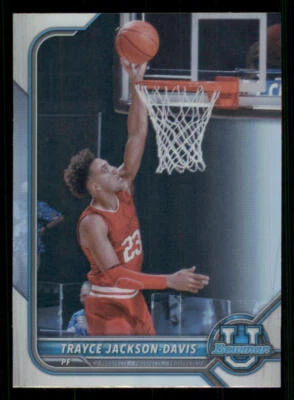 2021-22 Bowman Chrome University Refractors #98 Trayce Jackson-Davis - Image 1 of 2