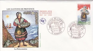 L12R- ENVELOPPE 1ER JOUR - FRANCE -  LES SANTONS DE PROVENCE - 1995 . - Imagen 1 de 1