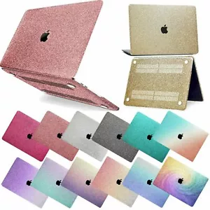 Lussuosa custodia rigida Shinny Glitter Quicksandy per Macbook Air Pro 13"14"15"16 - Foto 1 di 116