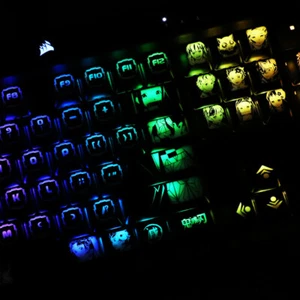 Custom Demon Slayer Kamado Nezuko Waifu Keycap Set Mechanical Keyboard Keypad - Picture 1 of 12