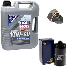 Engine oil set 10W-40 5 liters + oil filter SM 122 + screw for VW LT 28-35 LT 40-55