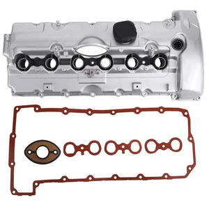 Aluminum Valve Cover + Gasket + Oil Cap for BMW 525i 525xi 530i 530xi 3.0L 06-07 - Picture 1 of 12