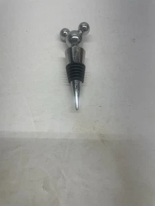 Disney Parks Mickey Mouse Weinflaschenverschluss Chrom Metall Silber  - Bild 1 von 3