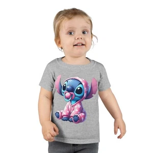 Cute Stitch Toddler T-Shirt, Baby Gift, Kids Apparel, Cartoon Tee, Fun Playwear - Picture 1 of 7