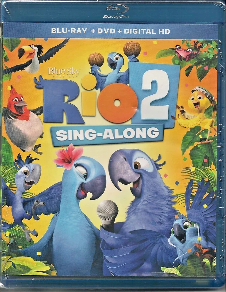Rio 2 “Sing Along Edition” Blu Ray + DVD + Digital HD Set - Image 1 of 1