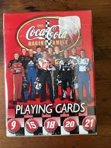 NASCAR Coca Cola Racing Family U.S. Playing Card Company Playing Cards. New. - Picture 1 of 6